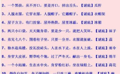 3岁儿童谜语大全,3岁儿童谜语大全，开启智慧之门